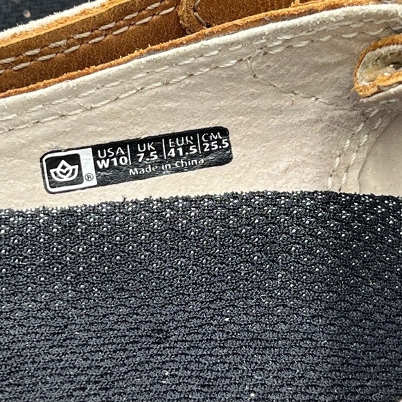 Spenco Women's 10 Brown Leather Rachel Orthotic Support Clogs Hook & Loop Strap - Picture 11 of 16